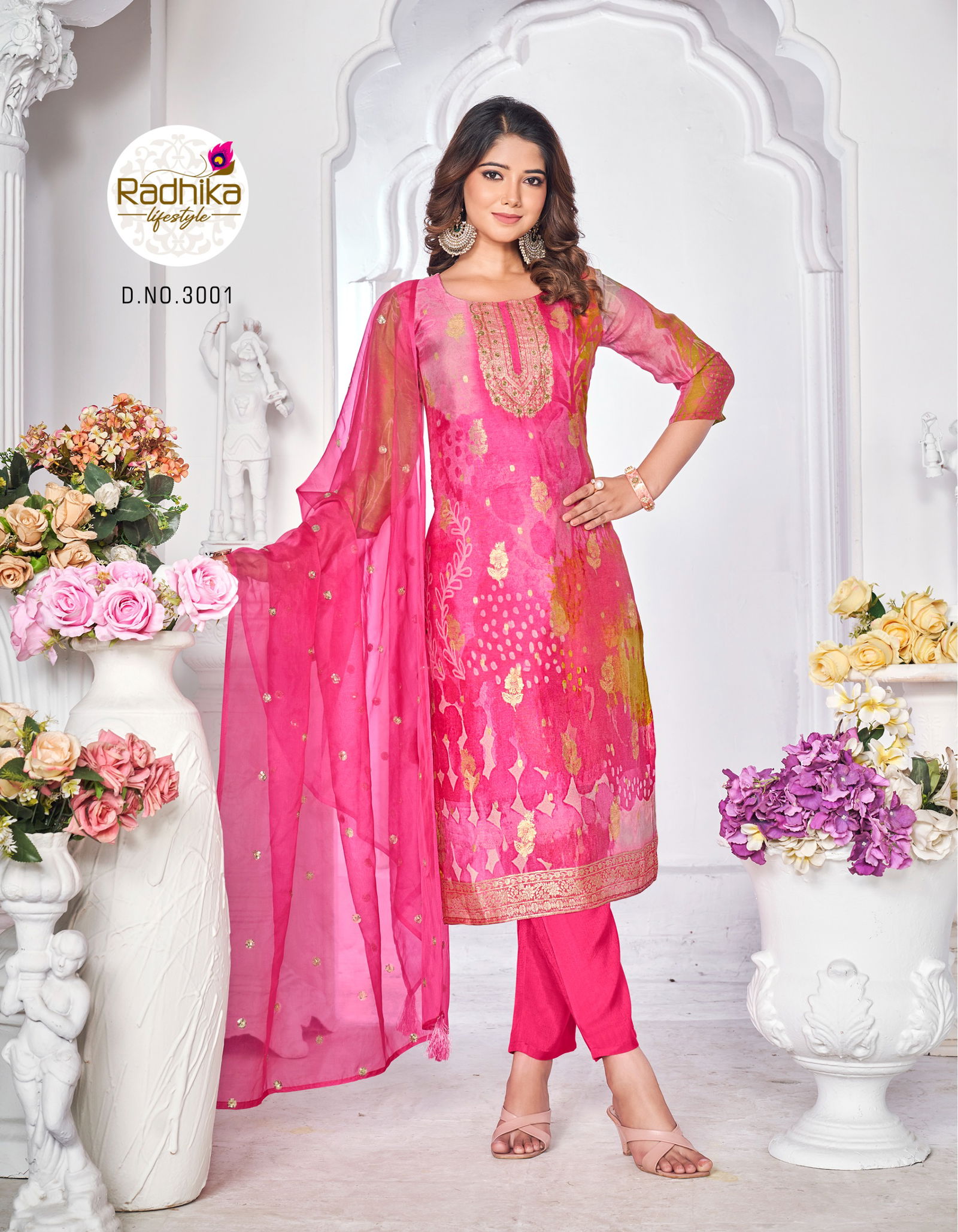 Gulnaz Vol 1 By Radhika Organza Silk Kutris With Bottom Dupatta Wholesale Online